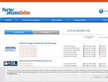 Tablet Screenshot of postersessiononline.eu
